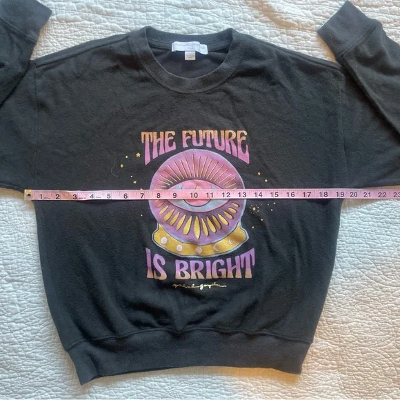 “The Future is bright” Vintage black - Spiritual Gangster - Malibu Pullover - Picture 4 of 6